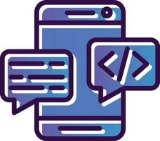 Conversation Vector Icon Design