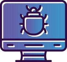 Computer Bug Vector Icon Design