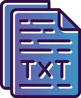 Txt File Vector Icon Design