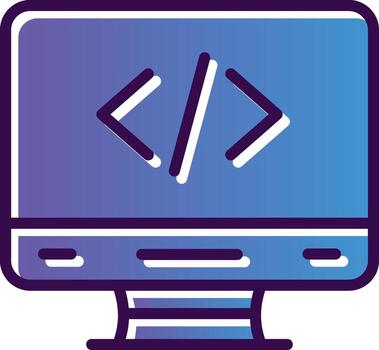 codificación vector icono diseño