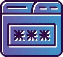 Password Vector Icon Design