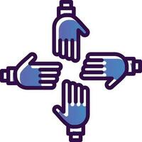 Team Work Vector Icon Design