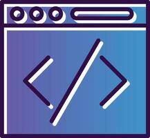 Coding Vector Icon Design