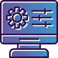 Web Management Vector Icon Design