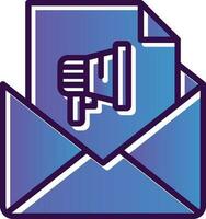 Email Marketing Vector Icon Design