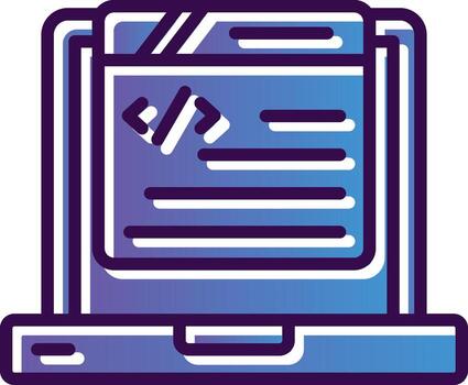 codificación vector icono diseño