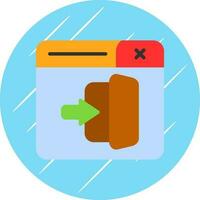 Logout Vector Icon Design