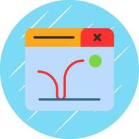 Bounce Rate Vector Icon Design