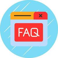 Faq Vector Icon Design