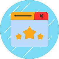 Web Rating Vector Icon Design