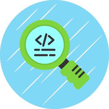 Quick Review Code Vector Icon Design