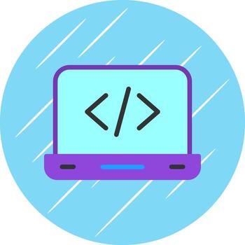 Coding Vector Icon Design