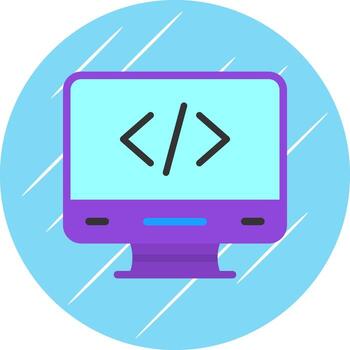 Coding Vector Icon Design