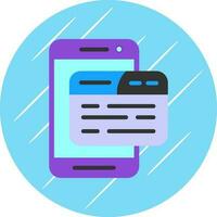 Mobile App Vector Icon Design