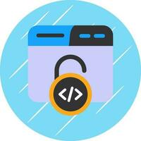 Unsecured Vector Icon Design