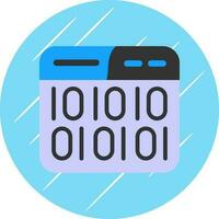 Binary Code Vector Icon Design