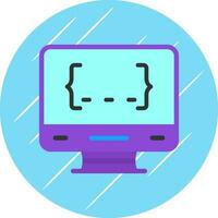 diseño de icono de vector de programación