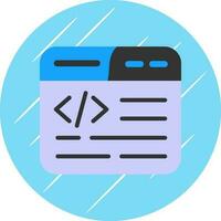 Web Coding Vector Icon Design
