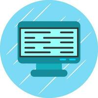 Monitor Screen Vector Icon Design