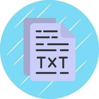 Txt File Vector Icon Design