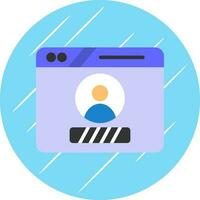 Login Vector Icon Design