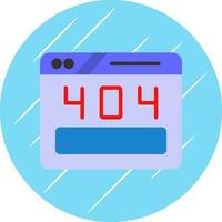 404 Error Vector Icon Design