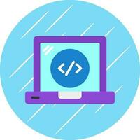 Web Coding Vector Icon Design