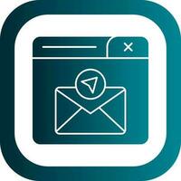 Send Mail Vector Icon Design