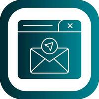 Send Mail Vector Icon Design