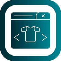 Clothing Store Vector Icon Design