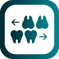 Teeths Vector Icon Design