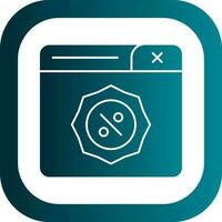 Discount Vector Icon Design