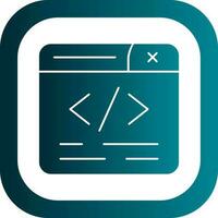 Web Programming Vector Icon Design