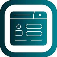 Signup Vector Icon Design