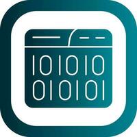 Binary Code Vector Icon Design