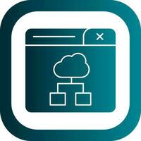 Cloud Computing Vector Icon Design