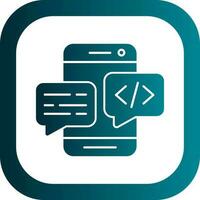 Conversation Vector Icon Design