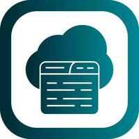 Cloud Vector Icon Design