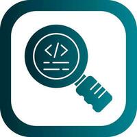 Quick Review Code Vector Icon Design