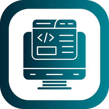 diseño de icono de vector de desarrollo