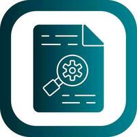 Analysis Vector Icon Design