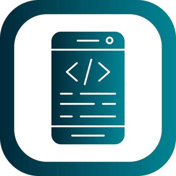 aplicación codificación vector icono diseño