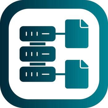 base de datos archivo vector icono diseño