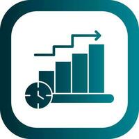 Bar Chart Vector Icon Design