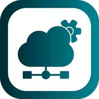 Cloud Computing Vector Icon Design