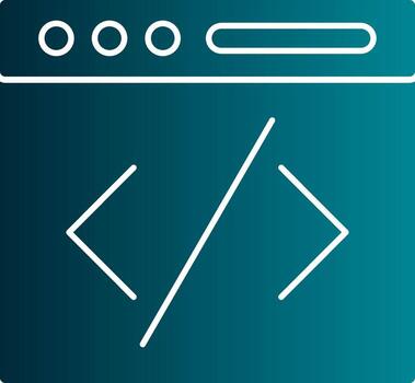 codificación vector icono diseño