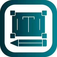 Edit Text Vector Icon Design