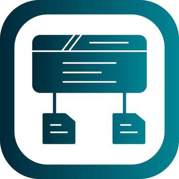 datos fluir vector icono diseño