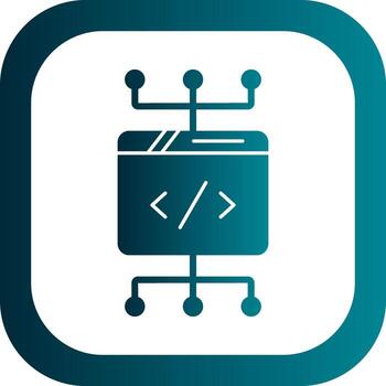 codificación vector icono diseño