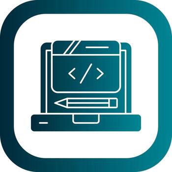 codificación vector icono diseño